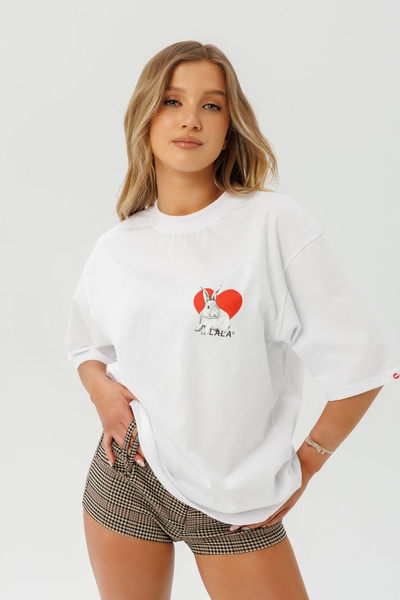 Koszulka Lala Love Bunnies Biała