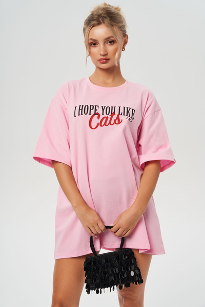 Koszulka Lala I Hope You Like Cats Big T