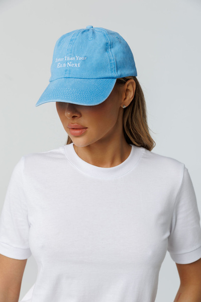 Czapka Lala Better Than Your Ex Dad Hat Niebieska