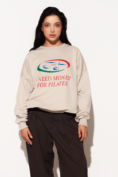 Bluza Lala Need Money For Pilates Flora