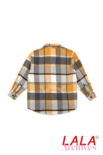 [preorder] LALA ARCHIVES Koszula Lala Lover Yellow Grey