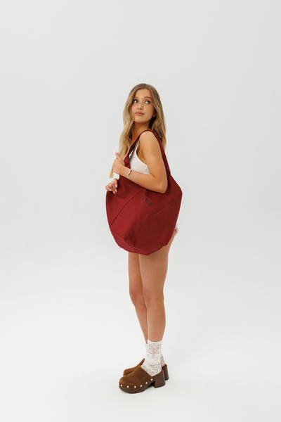 Torba Lala Egg Bag Karmazynowa