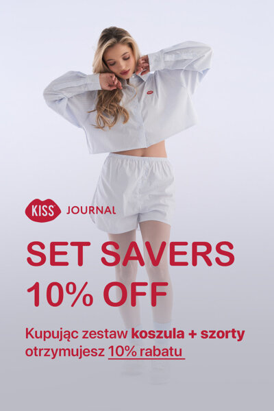 SET KISS TKANINOWY W PASECZKI