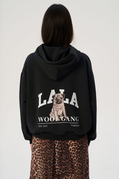 Bluza Lala Woof Gang Mops Rich Grafitowa