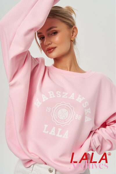 [preorder] LALA ARCHIVES Bluza Warszawska Lala Flora Summer Pink