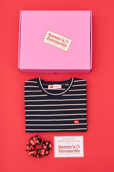 XMAS BOX Longsleeve Kiss Bonjour