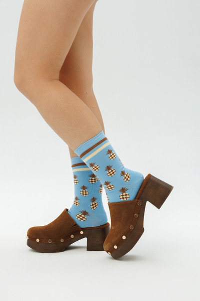 Skarpetki Lala Pinacolada Blue Summer