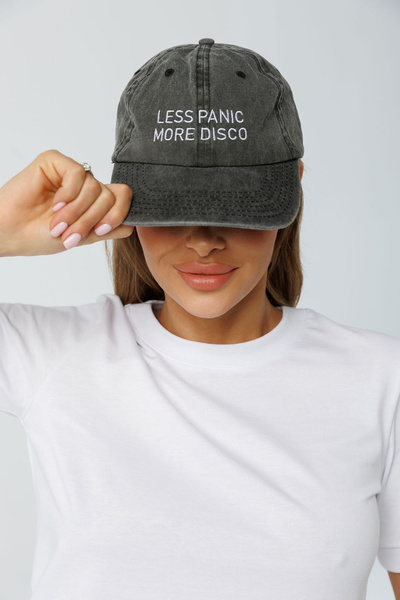 Czapka Lala Less Panic More Disco Czarna