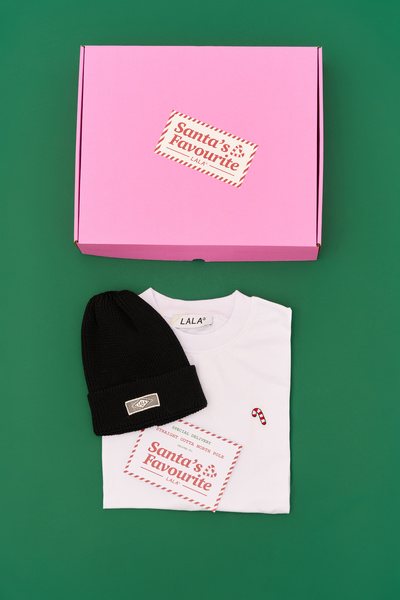 XMAS BOX Koszulka Candycane + Czapka