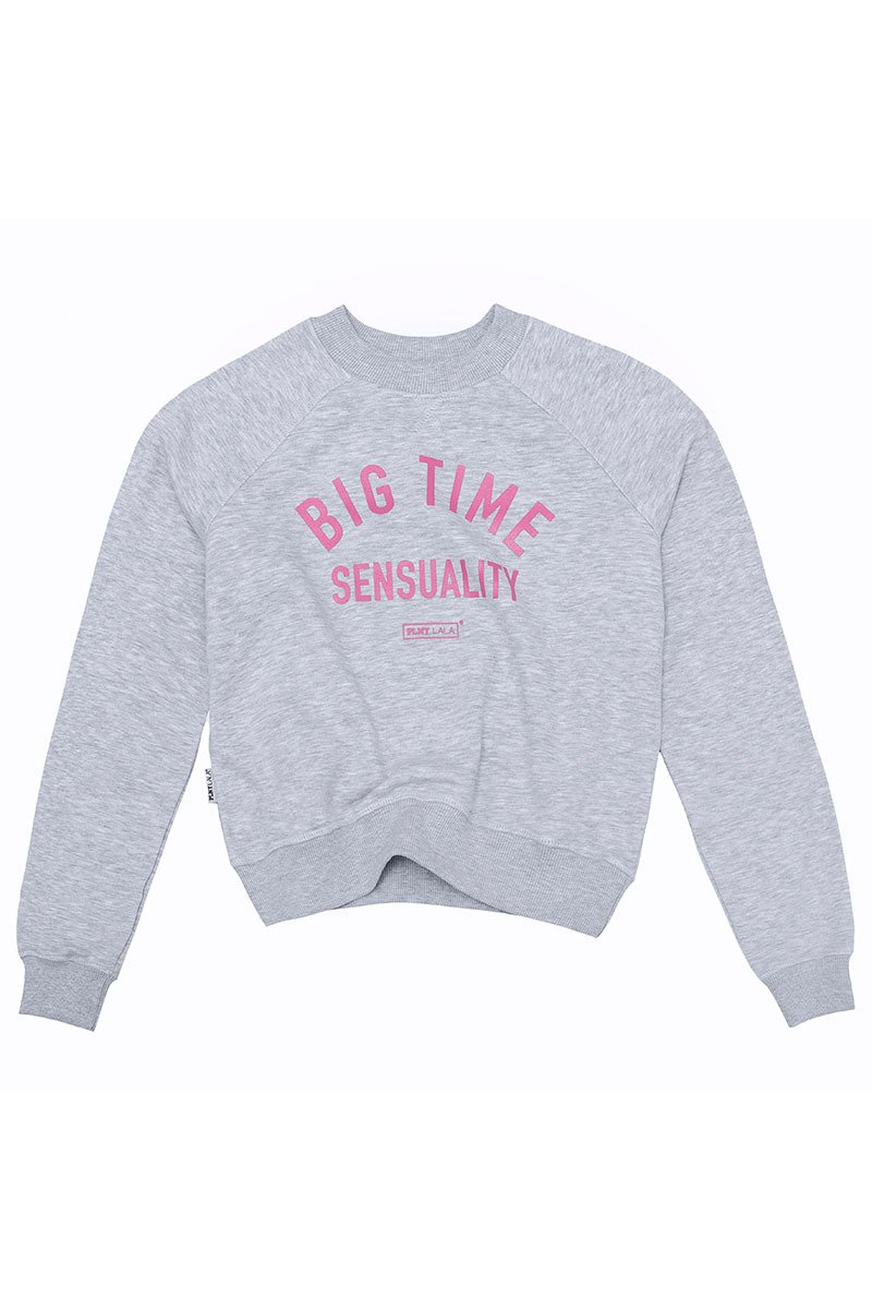 Big Time Riviera Grey Sweatshirt
