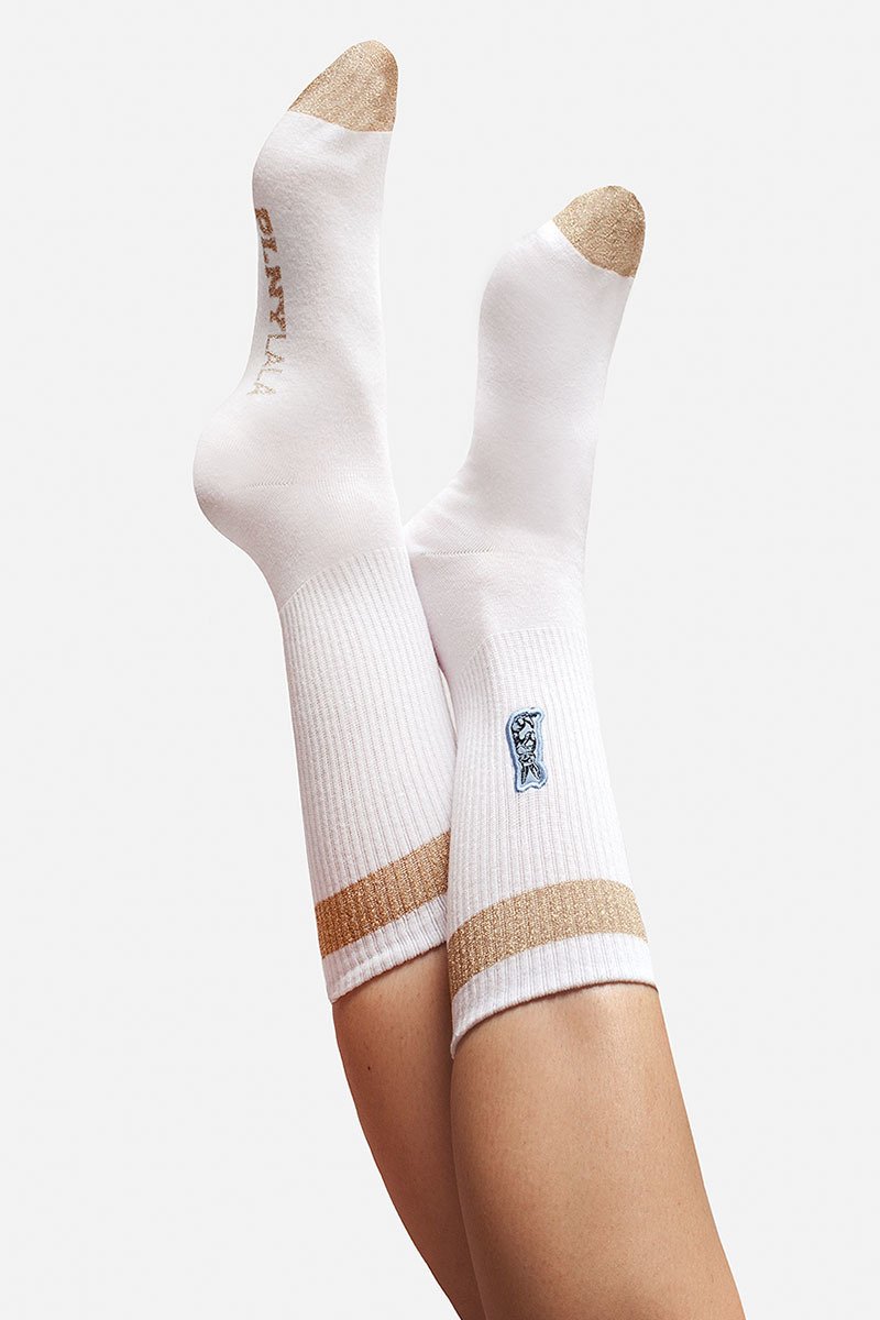 Bunny Classic White/Blue Socks