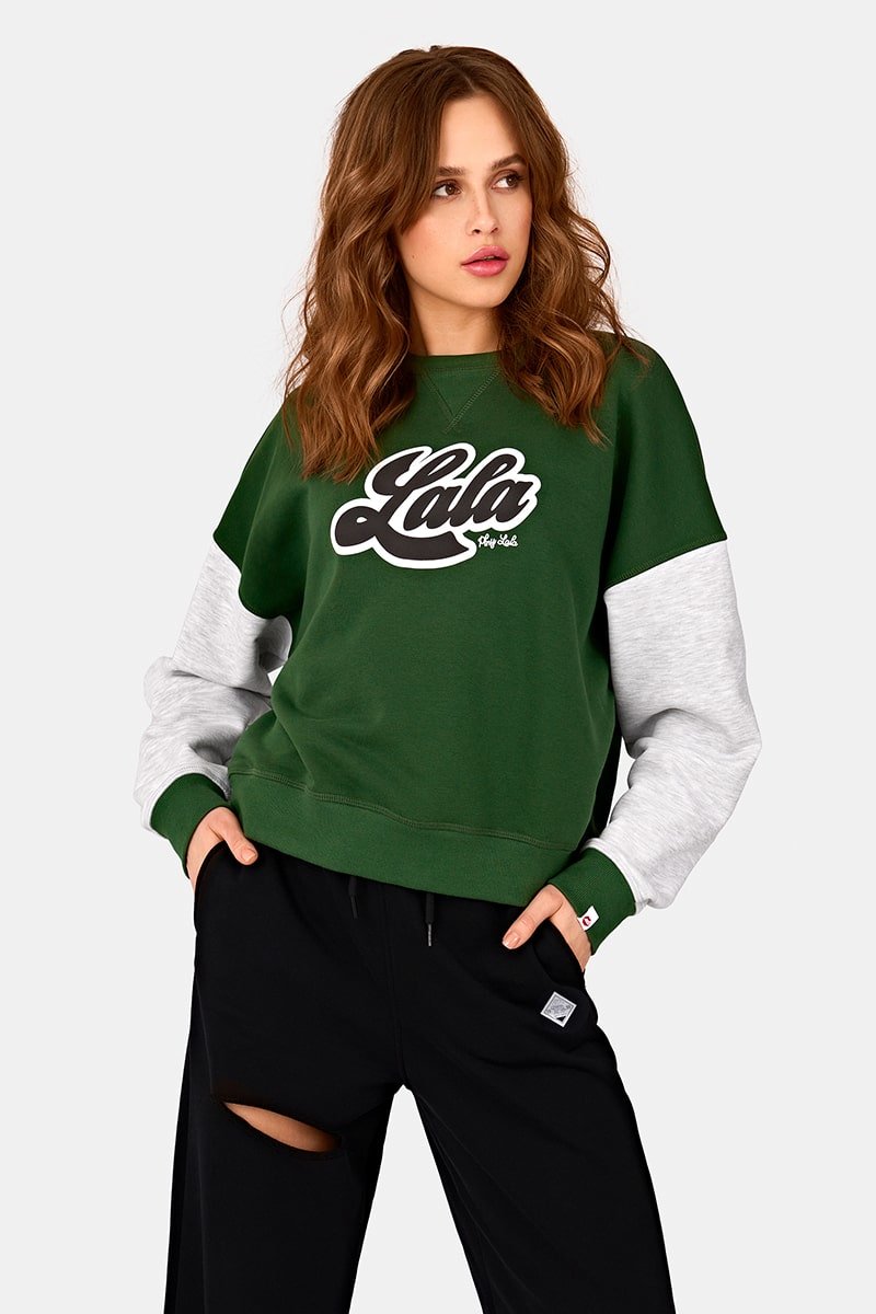 Cheer LALA Kansas Evergreen Sweatshirt