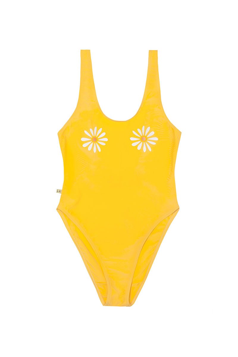 Flowers Pamela Yellow Swimsuit