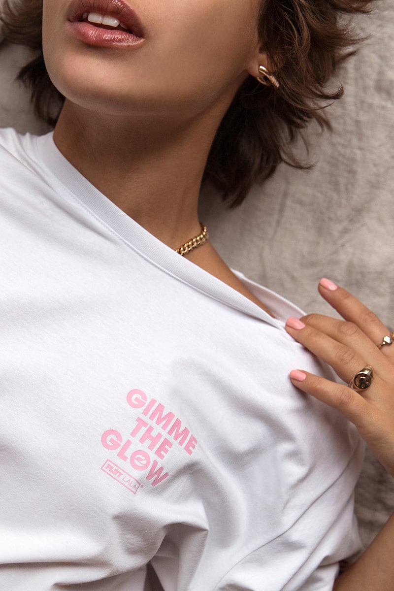 Gimme The Glow Classic White Tee