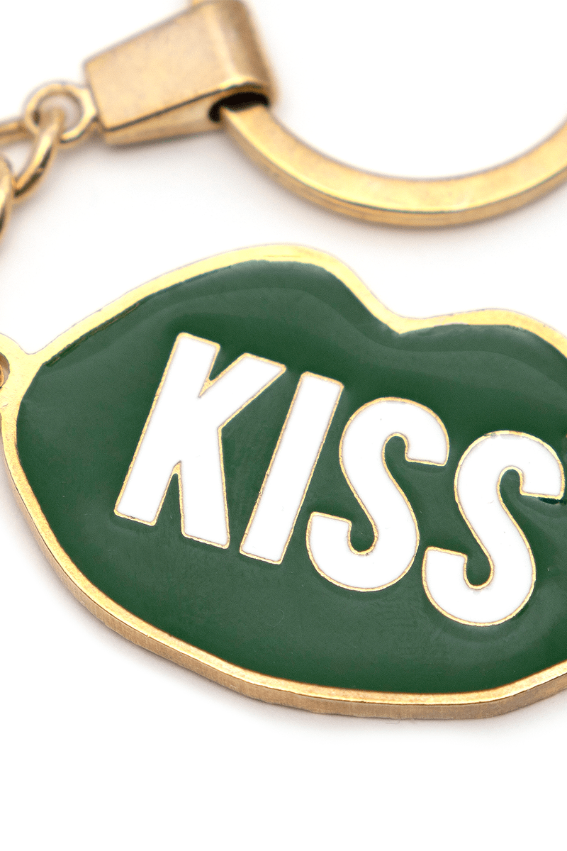 KISS Green Keychain