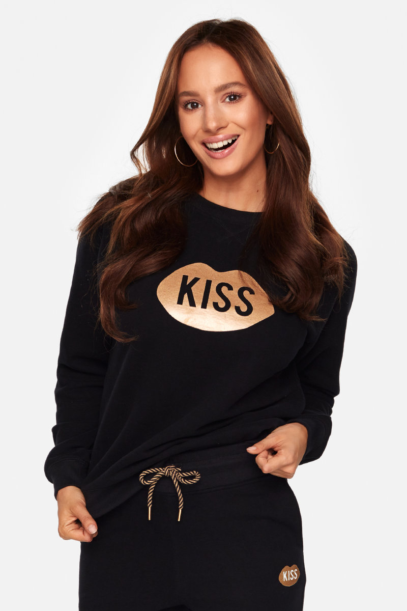 KISS Reglan Black Sweatshirt