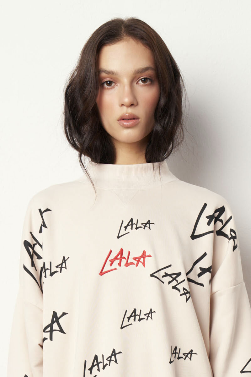 LALA Spot Oversized Sweatshirt