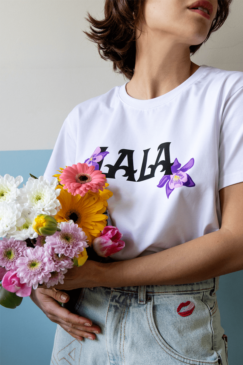 LALA'S Day Classic White Tee