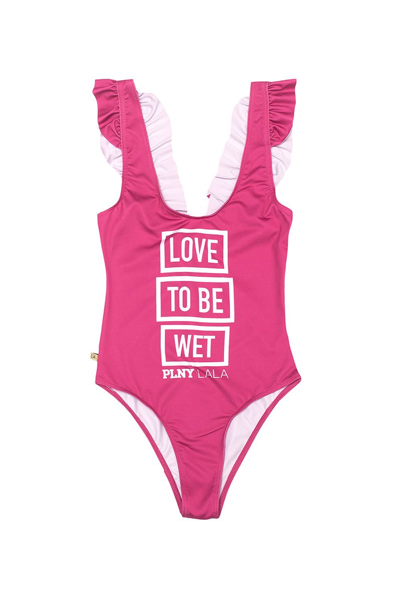 Love To Be Wet Ruffled Minnie Swimsuit