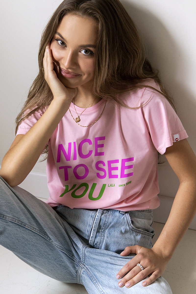 Nice To See You French Fit Daisy Tee