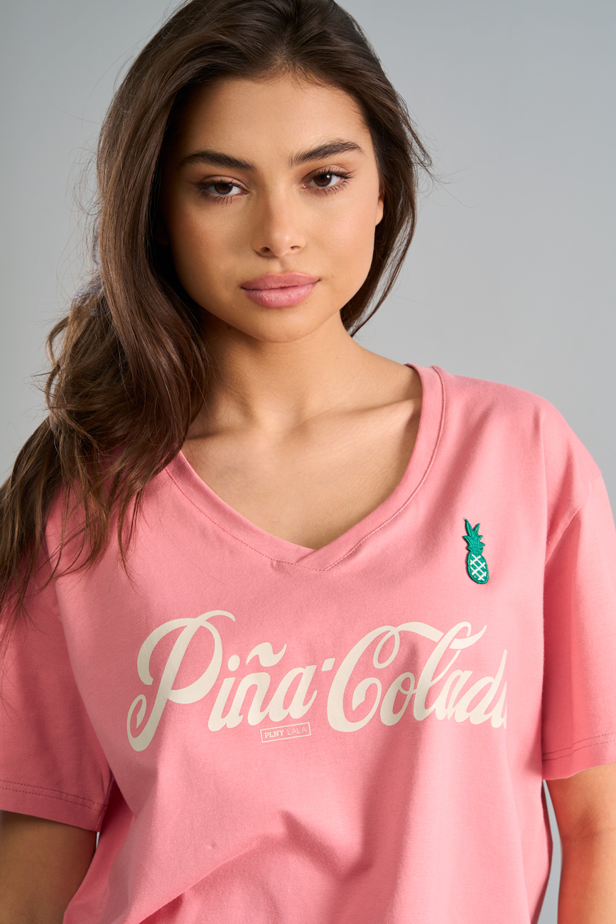 Pina Colada V-Neck T-shirt