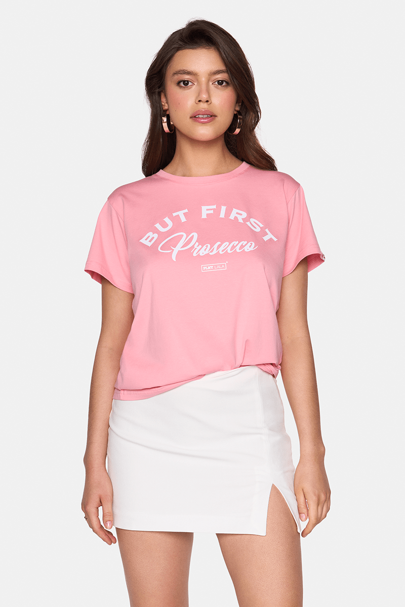 Prosecco Classic Powder Pink Tee