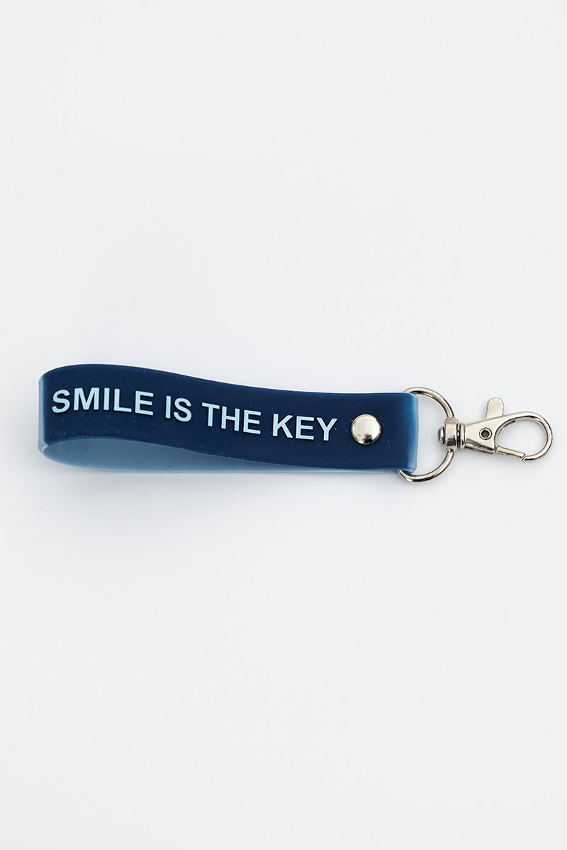 Smile is the key - blue lagoon lala keychain 