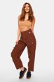 LALA  Long Rodeo Distressed Chocolate Jeans